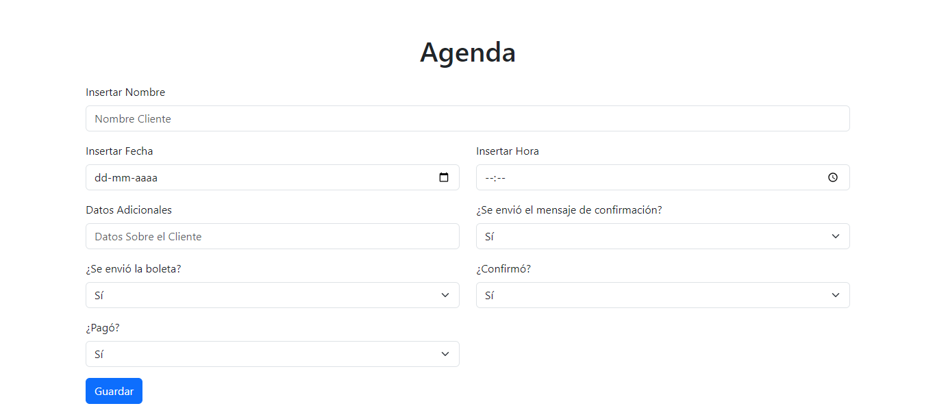 Aplicación de Agenda Hecha con Flask y FullCalendar